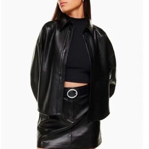 Aritzia Babaton Vegan leather jacket